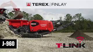 Terex Finlay J960 jaw crusher recycling concrete [upl. by Angele]