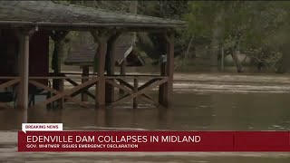 Edenville Dam collapses in Midland [upl. by Yuk707]