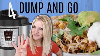 4 DUMP AND GO Instant Pot Recipes  Easy Instant Pot Recipes [upl. by Mandeville]