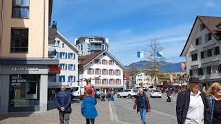 Walking Tour Brunnen Switzerland [upl. by Lorianne]