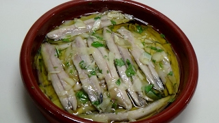 BOQUERONES EN VINAGRE DUROS Y BLANCOS [upl. by Valentia]