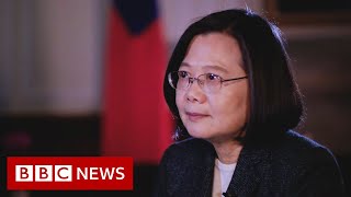 Taiwan Tensions In Conversation With President Tsai Ingwen  BBC News [upl. by Wakerly]