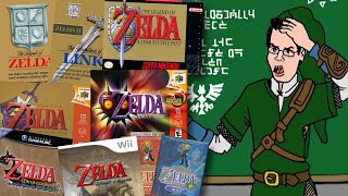 The Legend of Zelda Timeline  Angry Video Game Nerd AVGN [upl. by Ahsaetal]