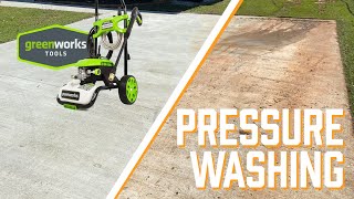 Greenworks 1800 Electric Pressure Washer Review  DIY Pressure Washing [upl. by Edna]