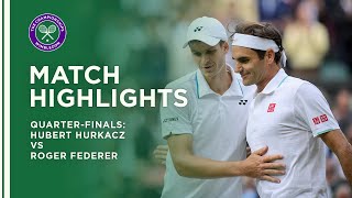 Hubert Hurkacz vs Roger Federer  QuarterFinal Highlights  Wimbledon 2021 [upl. by Gazo993]