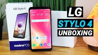 LG Stylo 4  Unboxing amp First Impressions [upl. by Lhadnek350]