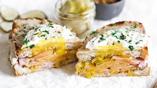 Croque Madame Recipe Croque Monsieur with an Egg on Top [upl. by Etnahc735]