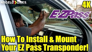 How To Install An EZ Pass Transponder [upl. by Kirk]