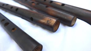 Transverse bamboo flutes  beautiful tones [upl. by Ranita904]