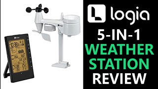 LOGIA 5in1  WEATHER STATION  Review [upl. by Atinav]