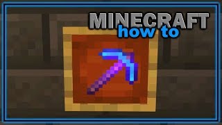 Pickaxe Enchanting Guide  Easy Minecraft Enchanting Guide [upl. by Schilling]