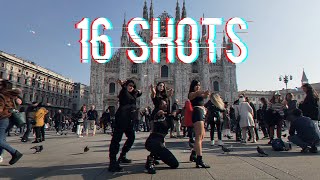 KPOP IN PUBLIC IN ITALY STEFFLON DON  16 SHOTS BLACKPINK CHOREO Dance Cover  M2B [upl. by Tawney699]