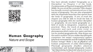 Human geography nature and scope class 12 NCERT chapter 1 [upl. by Booth]