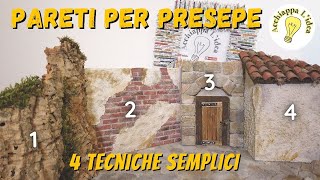 Come fare le pareti per presepe 👷 4 tutorial in 1 [upl. by Isabella]