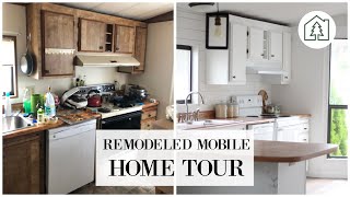 UNBELIEVABLE SINGLE WIDE MOBILE HOME RENOVATION  Before and After  Mobile Home Investing [upl. by Aicinod239]