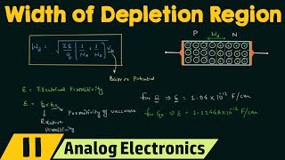 Width of Depletion Region [upl. by Eugen]