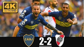 Boca Juniors vs River Plate Resumen Goles 22 Conmebol Libertadores HD [upl. by Gerdeen]