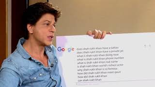 SRK answers the Internets Most Searched Questions  Shah Rukh Khan [upl. by Ilana]