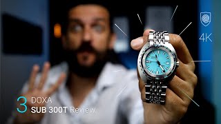 3 Things you SHOULD know about the legendary Doxa SUB 300T [upl. by Iinde]