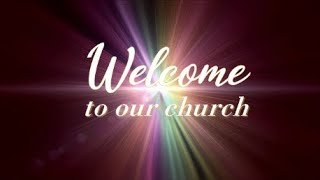 WELCOME TO OUR CHURCH WORSHIP INTRO MOTION BACKGROUND FOR CHURCH EASY WORSHIP LOOP [upl. by Lala]