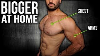 7min Home CHEST And ARMS Workout DUMBBELL WORKOUT [upl. by Mackie]