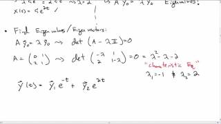 Solving Differential Equations with Matrices [upl. by Jarrett203]