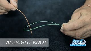 Easy Fishing Knots  How to tie an Albright Knot [upl. by Shepley]