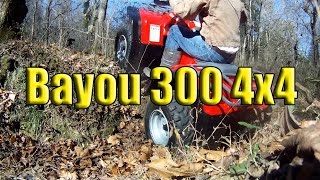 Kawasaki Bayou 300 4x4 OffRoad Test Review Budget ATV that Delivers [upl. by Nojed732]