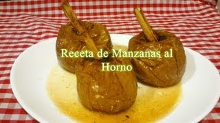 Cómo hacer Manzanas al Horno receta fácil [upl. by Kursh]