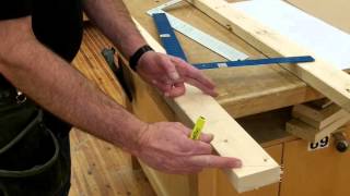 Rafter Layout Step Out Method [upl. by Brigitte]