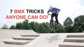 ANYONE CAN DO THESE BMX TRICKS How To Basics [upl. by Luke854]