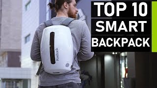 Top 10 Best Smart Backpacks for Travel  Best Travel Backpack [upl. by Cob]