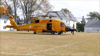 USCG MH60T Jayhawk helicopter startup and takeoff [upl. by Karr]