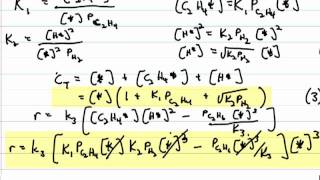 LangmuirHinshelwood Kinetics [upl. by Lunn]