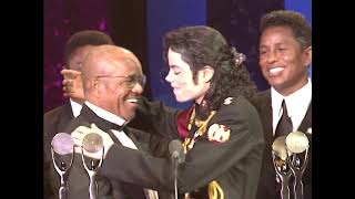 The Jackson 5 Acceptance Speech at the 1997 Rock amp Roll Hall of Fame Induction Ceremony [upl. by Eidoj]