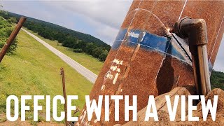 RANCH ENTRANCE BUILT IN A DAY HOW TO BUILD AN OVERHEAD PIPE FENCE ENTRANCE IN THE AIR [upl. by Fogg]