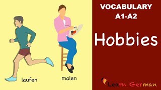 Learn German Vocabulary  Hobbies in German Hobbys [upl. by Bathsheeb585]