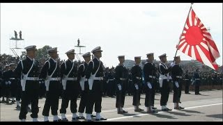 Japanese Military Parade 2016 with US Army [upl. by Pickford]