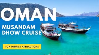 Oman Musandam Dhow Cruise  Perfect Weekend Trip  Musandam Dibba  Snorkeling  Fishing  Adventure [upl. by Frere289]