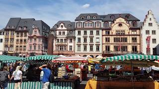 Mainz Germany  City Tour Summer 2018 [upl. by Aihsetan89]