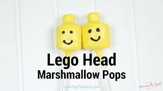 Lego Head Marshmallow Pops [upl. by Cerelia550]