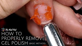 How to Properly Remove Gel Polish Basic Method [upl. by Simonette]