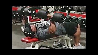 Phil Heaths Chest Workout 8 Weeks out from Olympia [upl. by Ecyrb144]