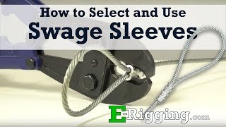 How to Select and Use Swage Sleeves  Installation Guide [upl. by Fleisig45]