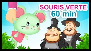 Une Souris Verte  1H de comptines et chansons Titounis [upl. by Trebleda]