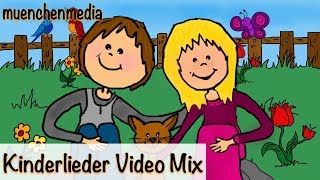 🎵 Der schönste Kinderlieder Mix  Kinderlieder deutsch  muenchenmedia [upl. by Allehc]