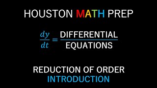 Reduction of Order Introduction [upl. by Ahsienat]