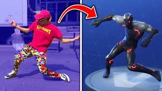 Top 10 Fortnite Dances IN REAL LIFE Fortnite Battle Royale Season 4 [upl. by Giacobo]