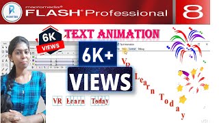 macromedia flash 8 text animation [upl. by Urial372]