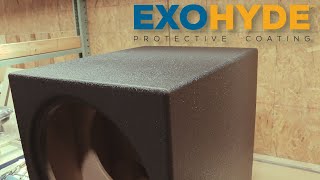 ExoHyde  A New Alternative for Finishing Speaker Cabinets [upl. by Robinet]